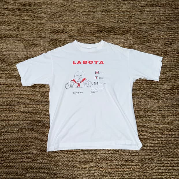 [XL]대머리 아저씨가 알려주는 부츠 사용 경고 안내문 티셔츠