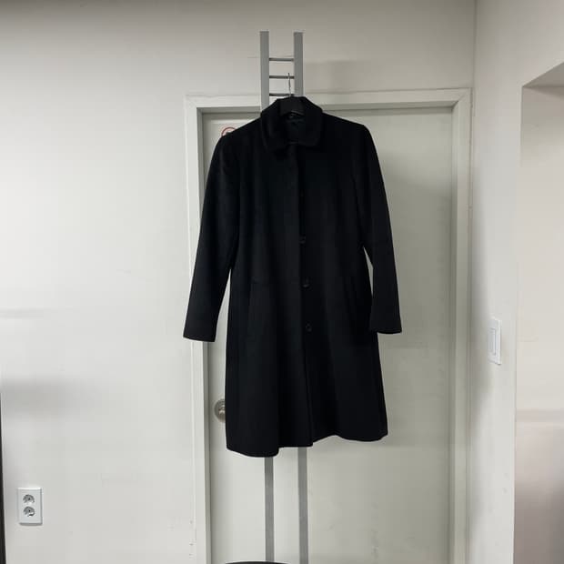 띠어리 블랙 코트 S(W)