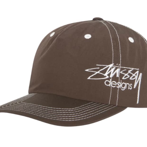 스투시 미드 뎁스 스투시 디자인 스냅백 브라운