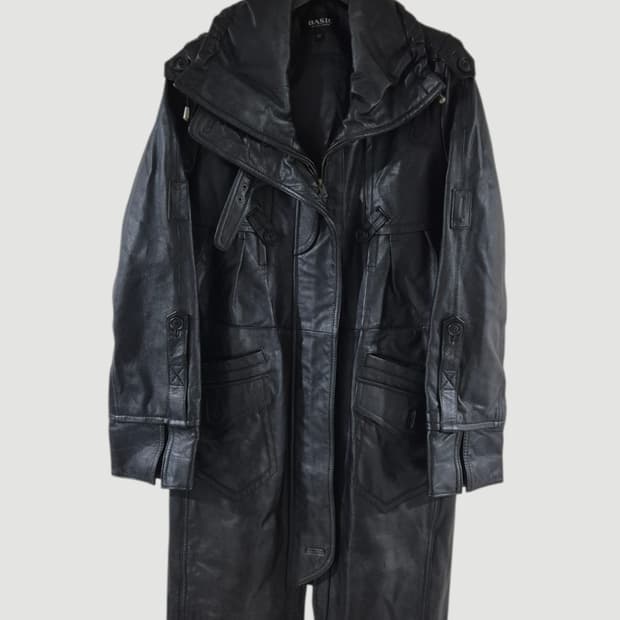 여자 롱 양가죽자켓