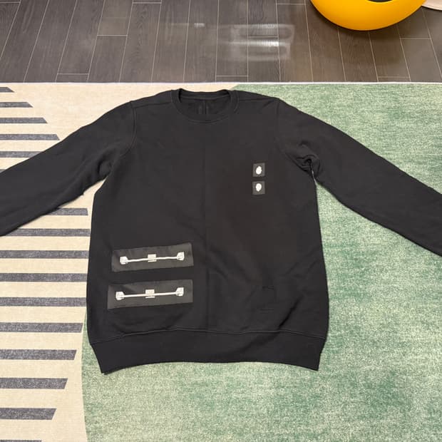 릭오웬스 다크쉐도우 맨투맨