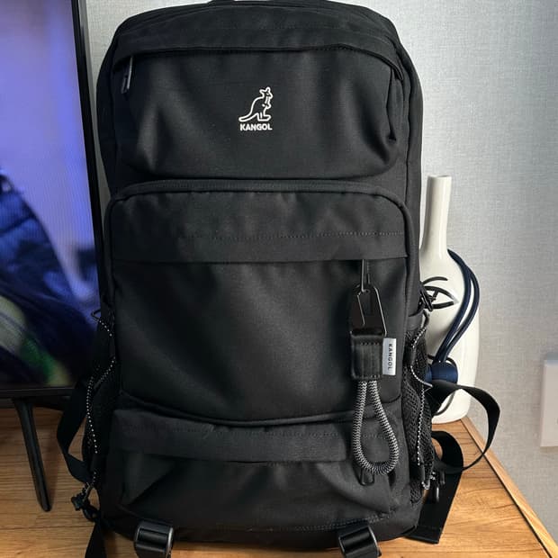 캉골 블랙 백팩 KMEB-BP13600