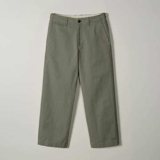 인더로우 와이드 오피서 치노 팬츠