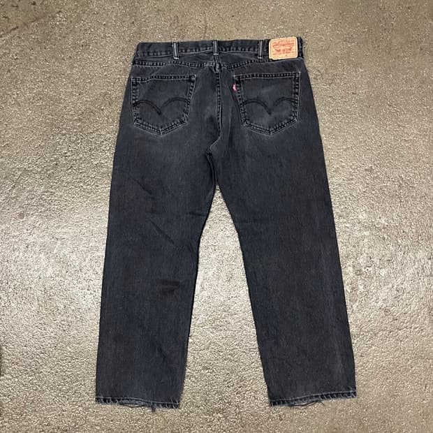 리바이스505 블랙진 (38“)