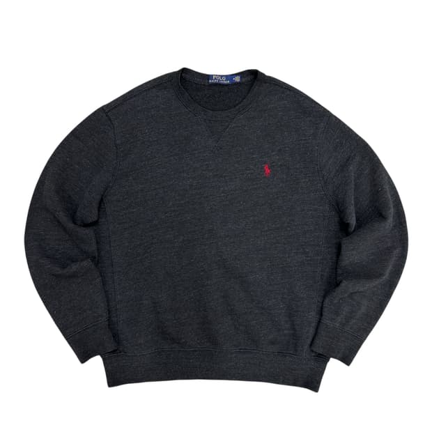 폴로 스몰포니 차콜 맨투맨(M)