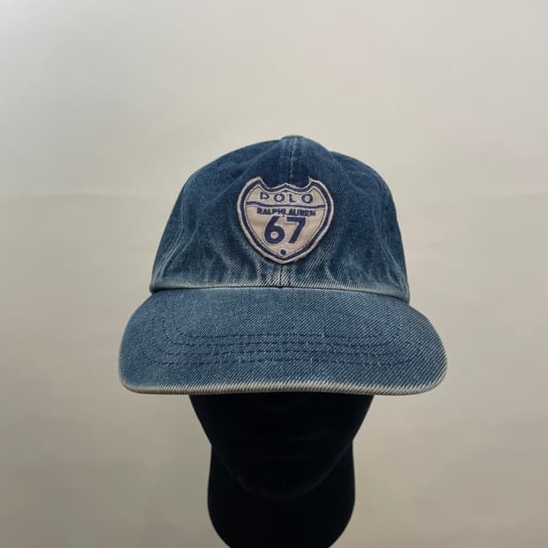 polo made in usa 폴로 데님 볼캡 