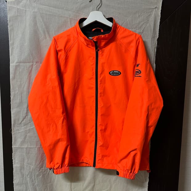 아라이 레이싱자켓 바람막이 네온 오렌지
