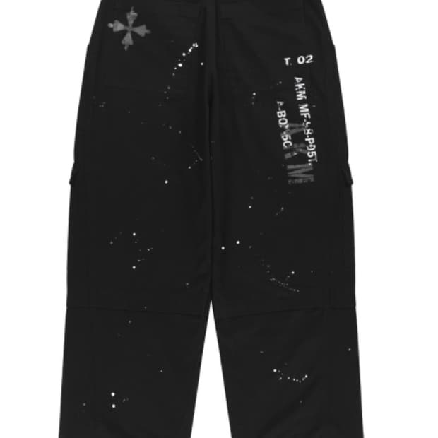 구함)AAKAM 아캄 Painted Military Cargo Pants