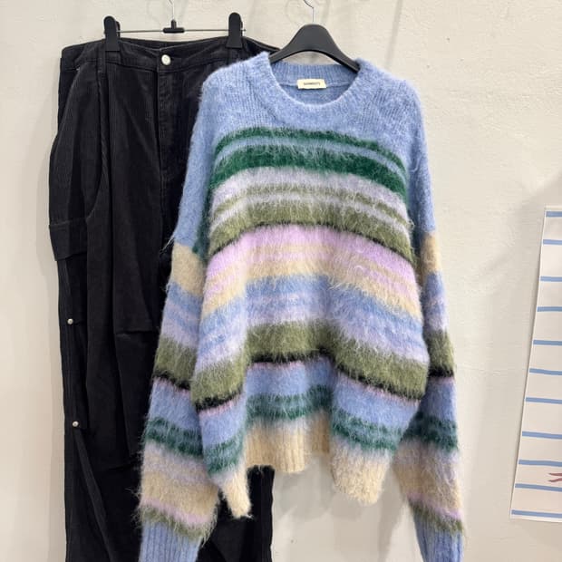 japan vintage 모헤어 루즈핏 니트