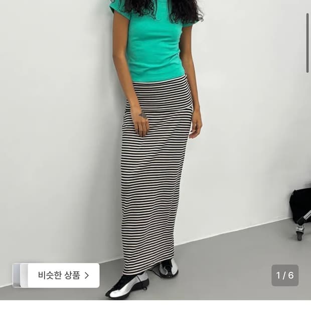 파르티멘토우먼 폴딩 웨이스트 맥시스커트 M