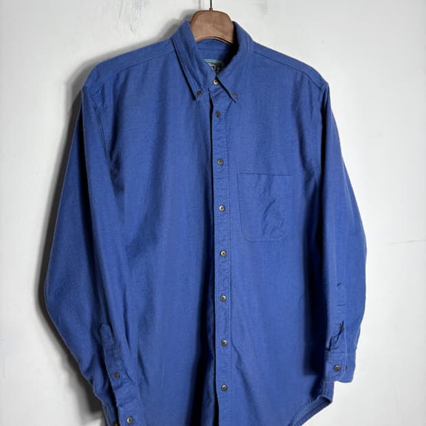 Woolrich 울리치 블루 코튼 셔츠