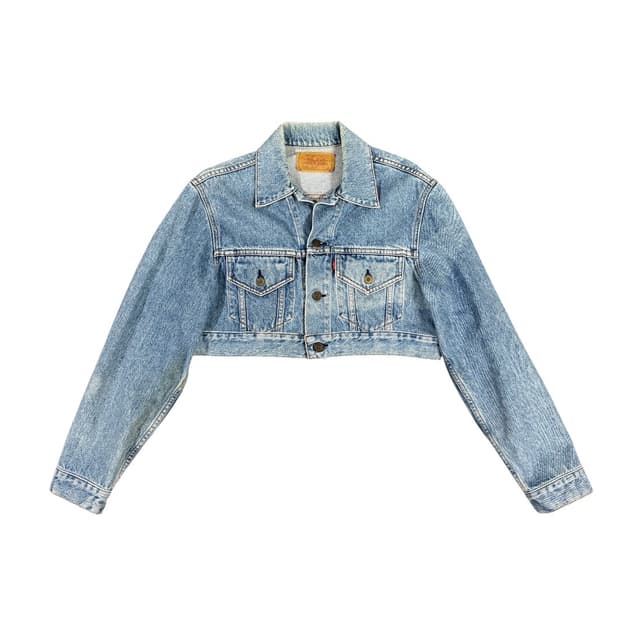 빈티지 리바이스 크롭 데님 자켓 Levis Cropped Jacket