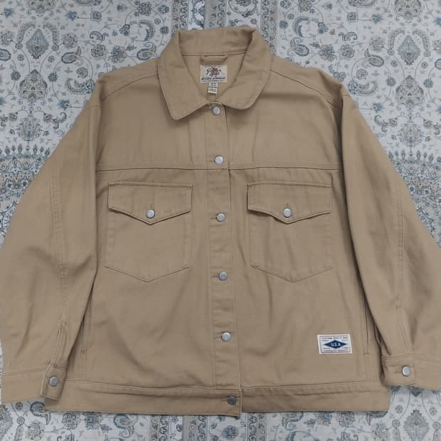 골든베어 베이지  트러커 자켓 M