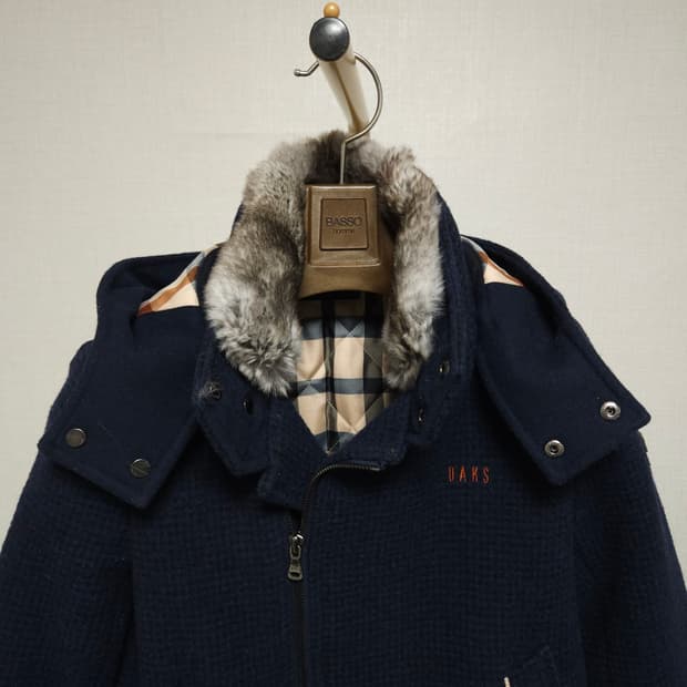 130 ) 닥스 키즈 청토모 모직 코트