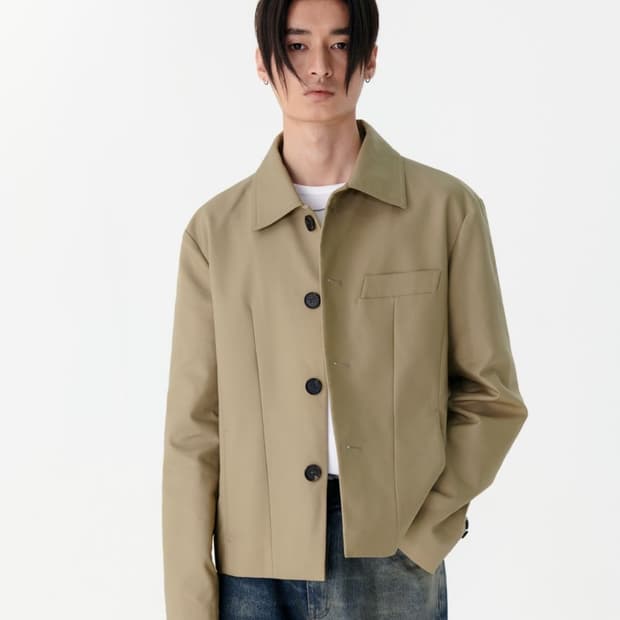 마틴플랜 마틴 플랜 크롭 미니컬 자켓 베이지 M