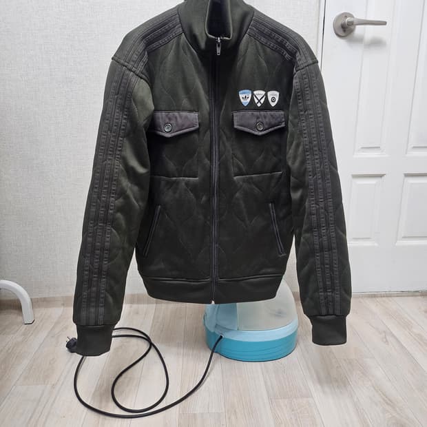 (105) ☆초대장급☆ 아디다스 파이어버드 [카키] 트랙탑 퀄팅자켓점퍼