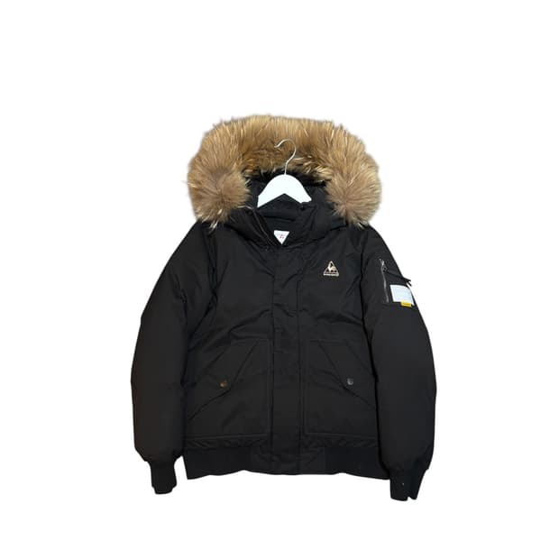 르꼬끄 여성 숏패딩 블랙