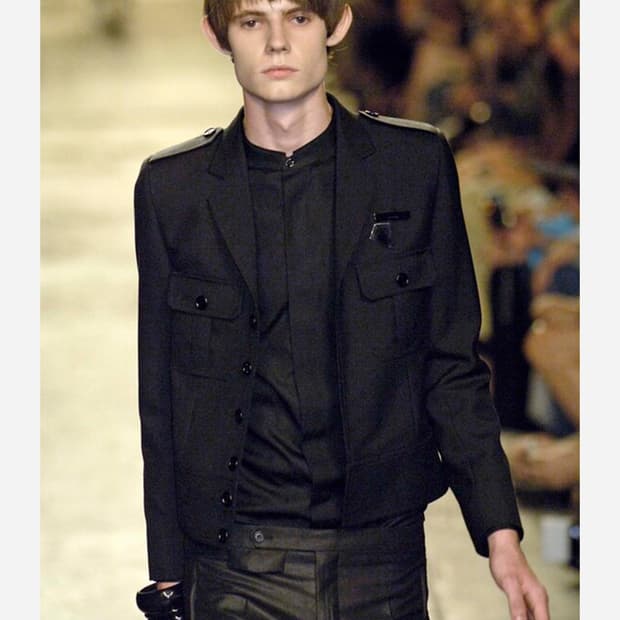 디올옴므 SS07 Military Officer Jacket