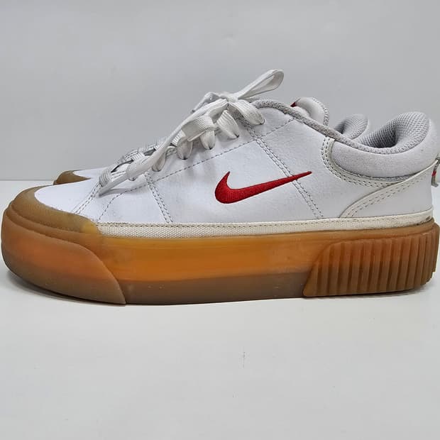 NIKE 24SS 나이키 코트 레거시 리프트 화이트 레드 검 / 240
