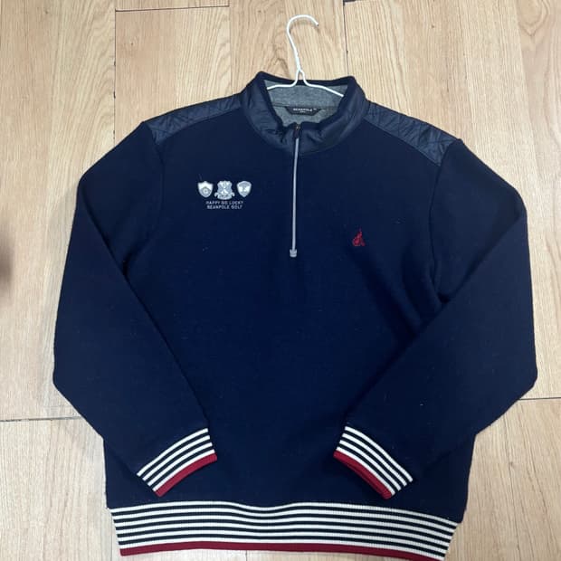 빈폴골프 반집업 니트 L