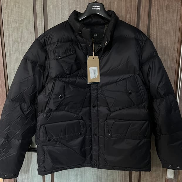새상품(M) 이스트로그 C-1 다운 패딩 파카 블랙