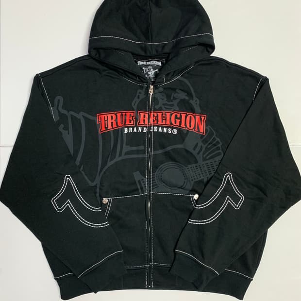 [새제품] 트루 릴리젼 후드집업