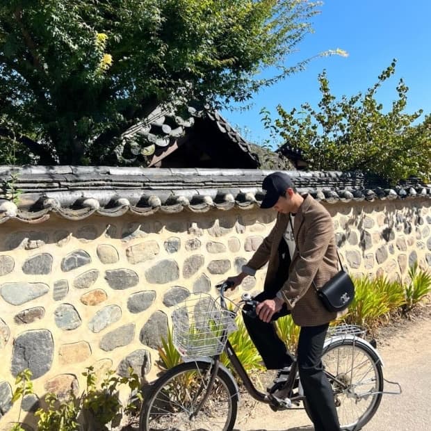 [박보검님 착용] 셀린느 23AW 마론 캐시미어 플라넬 자켓