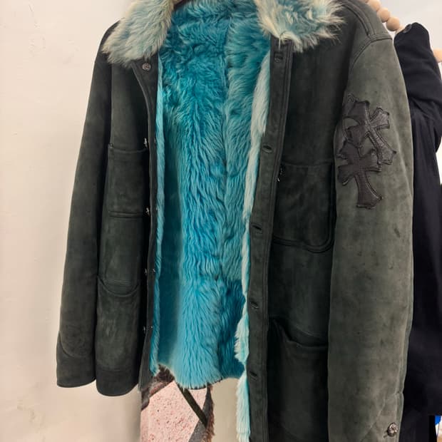 크롬하츠 1of1 오사카 익스클루시브 빈티지 시어링 자켓