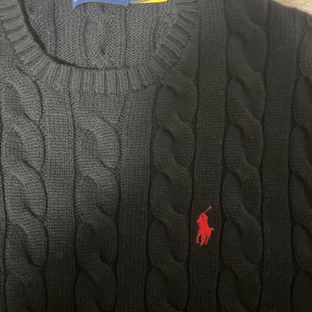 폴로 랄프로렌 꽈배기 니트