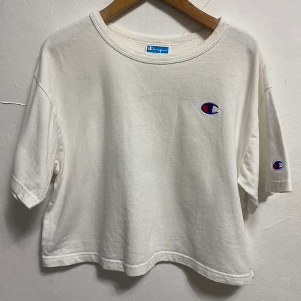 챔피온 C로고 크롭 스몰 티셔츠