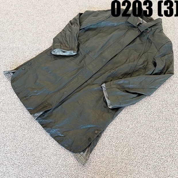 [100] 샤트렌 빈티지 천연 양가죽 롱 코트 레더 자켓