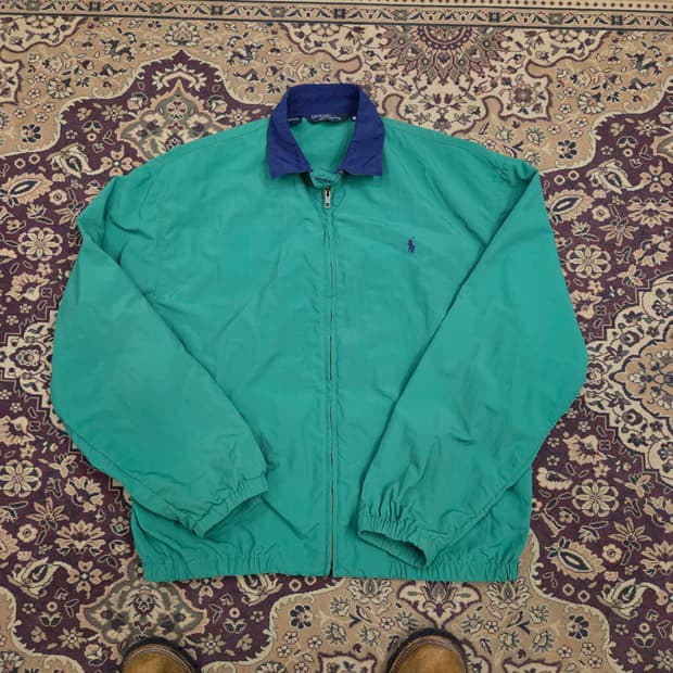 90s 폴로 made in usa 나일론 스윙탑 베이포트 자켓 