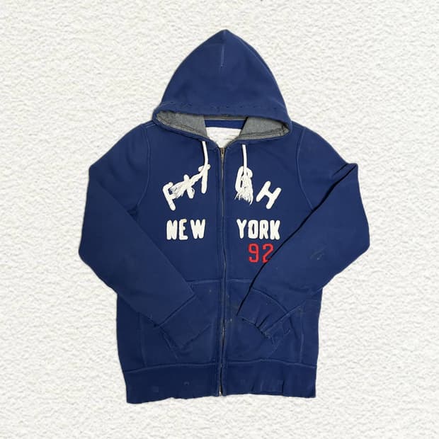 아베크롬비 후드집업 L 네이비