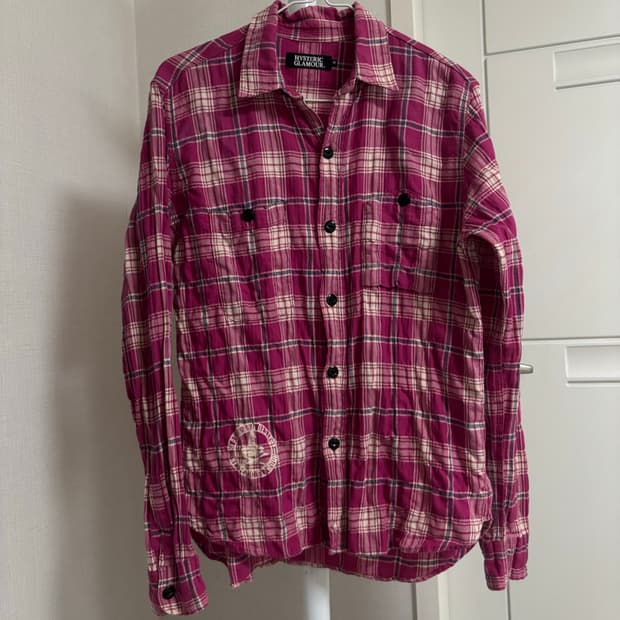 히스테릭글래머 체크 셔츠