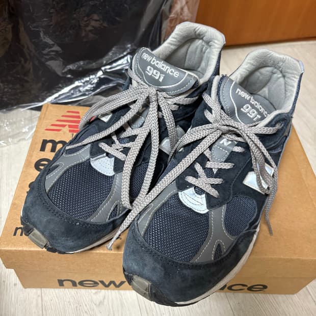 [290]뉴발란스991 made in uk 네이비