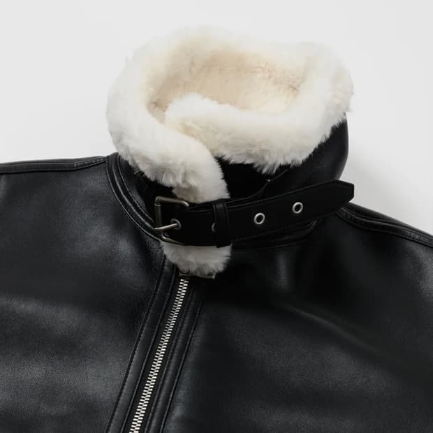 레프트서울 에비에이터 무스탕 S