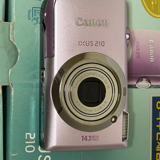 캐논 ixus210 핑크 풀박