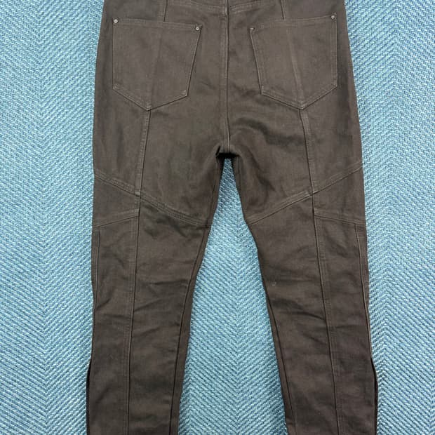 WOOYOUNGMI 우영미 파넬드 지퍼 디테일 팬츠 - 사이즈 46