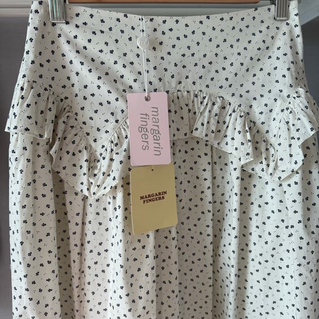 새상품)마가린핑거스 플라워스커트 FLORAL CORSET SKIRT