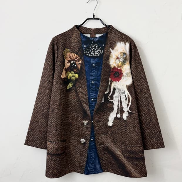 JPN 빈티지 트롱프뢰유 블라우스 (MADE IN JAPAN)