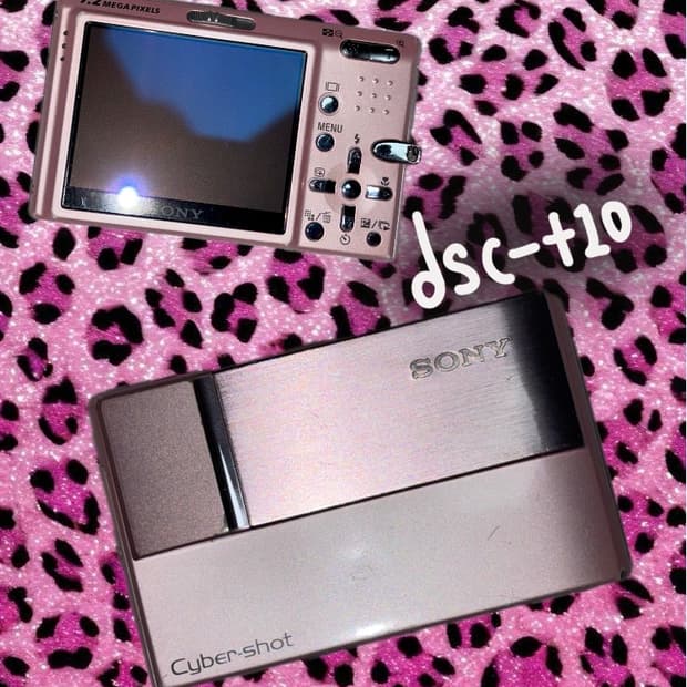 소니 사이버샷 dsc-t10 베이비 핑크 색상 디카 디지털 카메라 판매