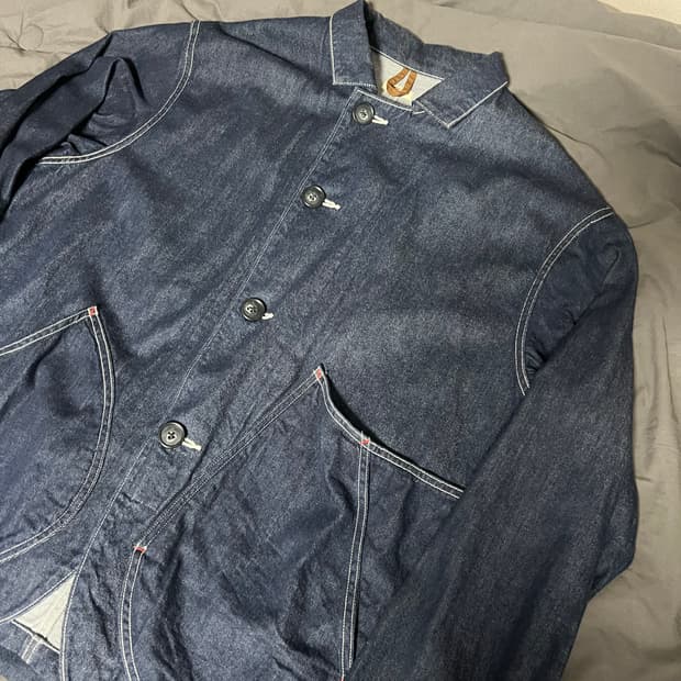 (5) 캐피탈 데님자켓 링고만 커버올 자켓
