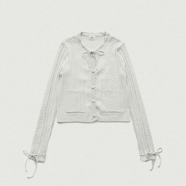 더바넷 Nellia Ribbon Cardigan