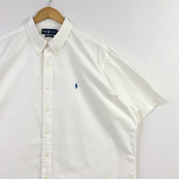 Xxl 폴로 화이트 코튼 셔츠