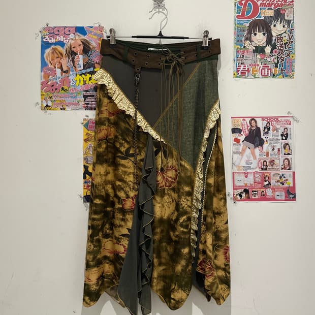 OzzOn oriental skirt 