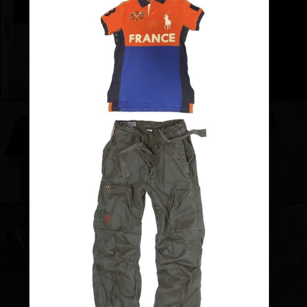 (정품) 치프키프 폴로 랄프로렌 빅포니 pk카라 티셔츠 프랑스 오렌지