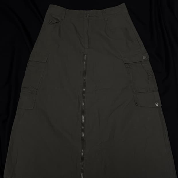 G.O.A st 지퍼 카고 롱스커트 (goa상품xx)