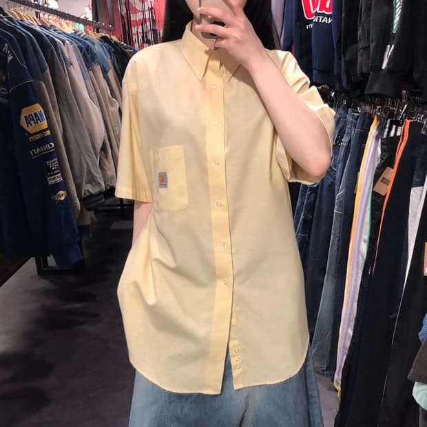 [IM] Carhartt 칼하트 반팔 셔츠 옐로우
