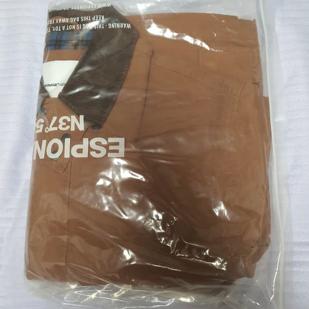 에스피오나지 헌팅 블루종 자켓 브라운 M (미개봉 새제품)