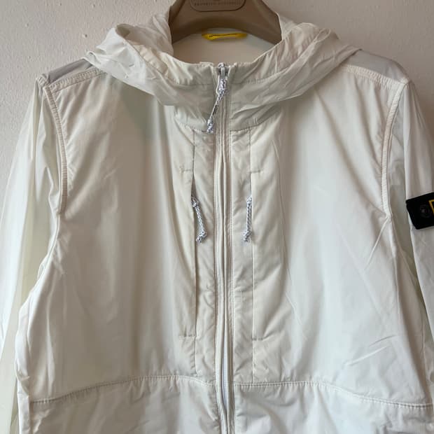 내셔널지오그래픽 키즈 아이보리윈드브레이커 바람막이후드점퍼